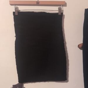 5 For $15 Black Handmade High Waisted Knit Miniskirt Size Xs